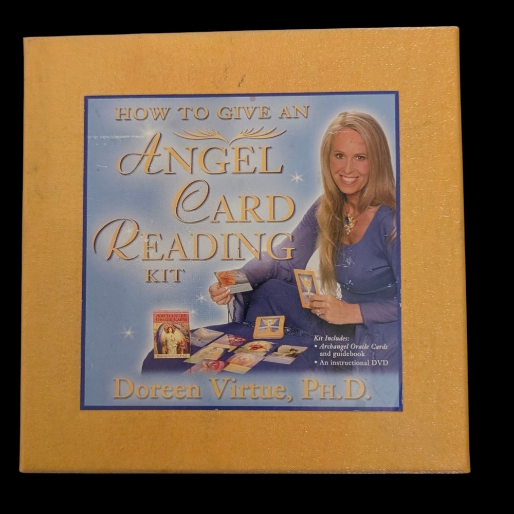 Angel Card Reading Kit, DVD of Doreen Virtue, Archangel oracle cards, Book